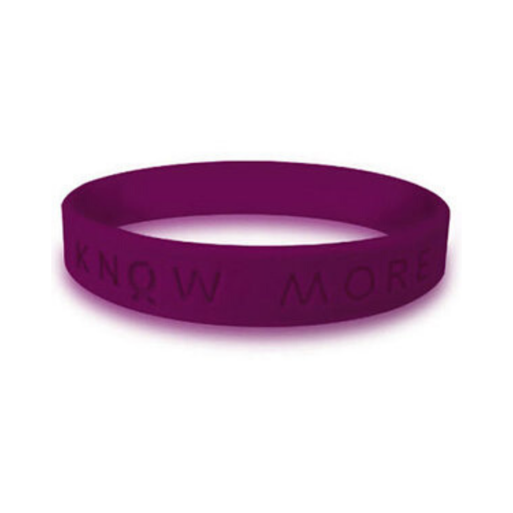 silicone rubber burgundy awareness wristbands | bracelets