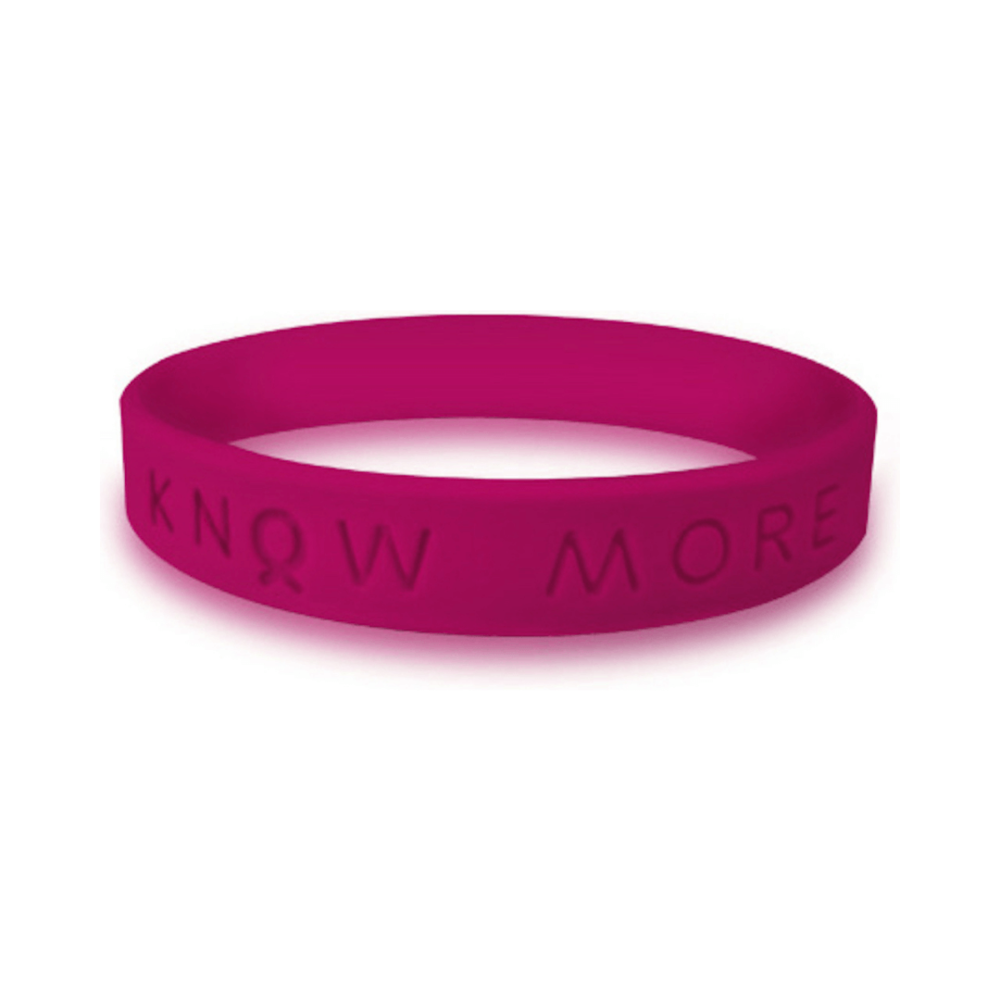 silicone rubber cranberry awareness wristbands | bracelets