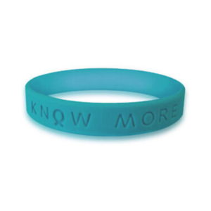 silicone rubber turquoise awareness wristbands | bracelets