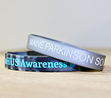 specialized custom awareness wristbands with multiple effects and no minimum quantity