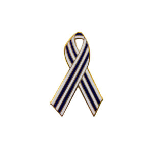 enamel pinstripes awareness ribbons | pins