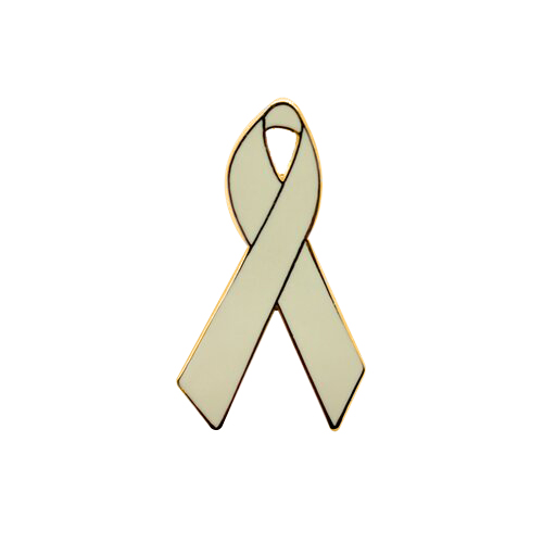 Cream Awareness Ribbons