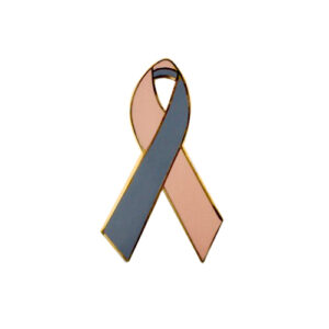 enamel peach awareness ribbons | pins