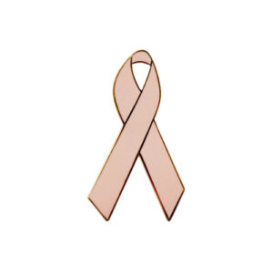 enamel peach awareness ribbons | pins