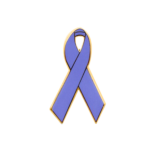 enamel periwinkle blue awareness ribbons | pins