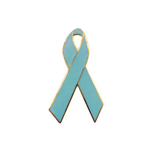 enamel sea green awareness ribbons | pins